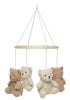 Baby Mobile 'Teddy Bear' Natural Biscuit