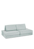Mini Spielsofa Velours Minz Hellgrün