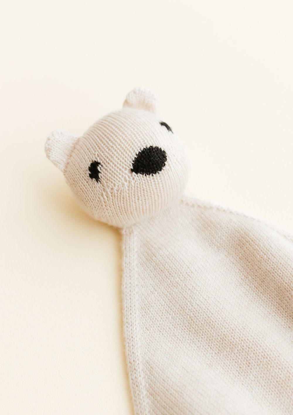 Hvid Schmusetuch Teddy Tokki Cream