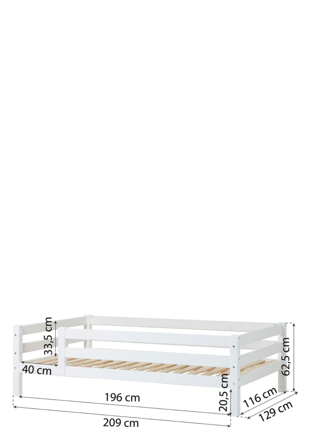 Hoppekids ECO Luxury Juniorbett 120 x 200 cm
