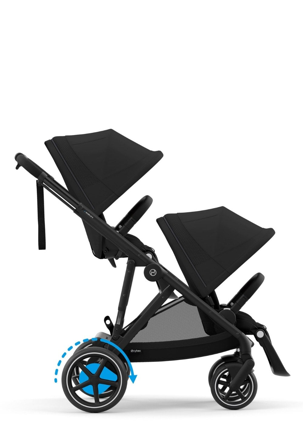 Kinderwagen 'e-Gazelle S' Black / Moon Black