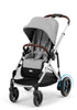 Kinderwagen 'e-Gazelle S' Silver / Stone Grey