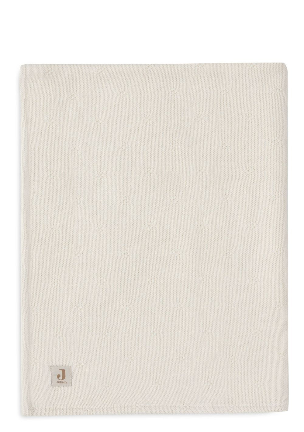 Decke Wiege 'Cosy Knit' Ivory 100 x 75 cm