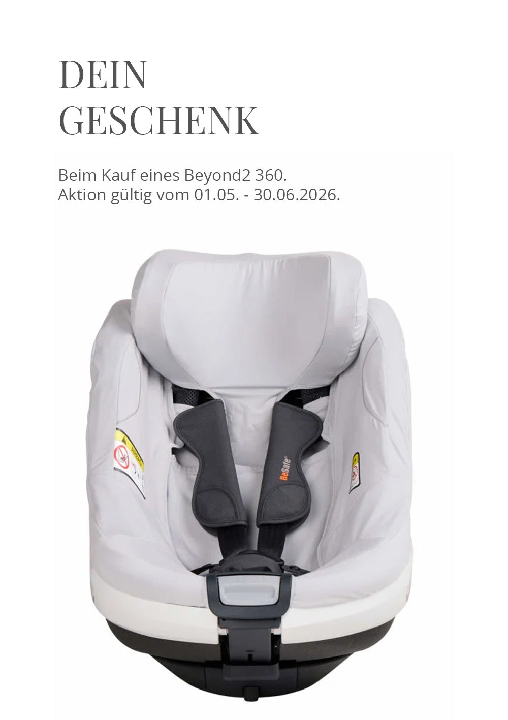 Kindersitz 'Beyond2 360' Dark Sand SoftBreeze