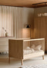 2-in-1 Bett 'Ashi' Honey Ash 140 x 70 cm