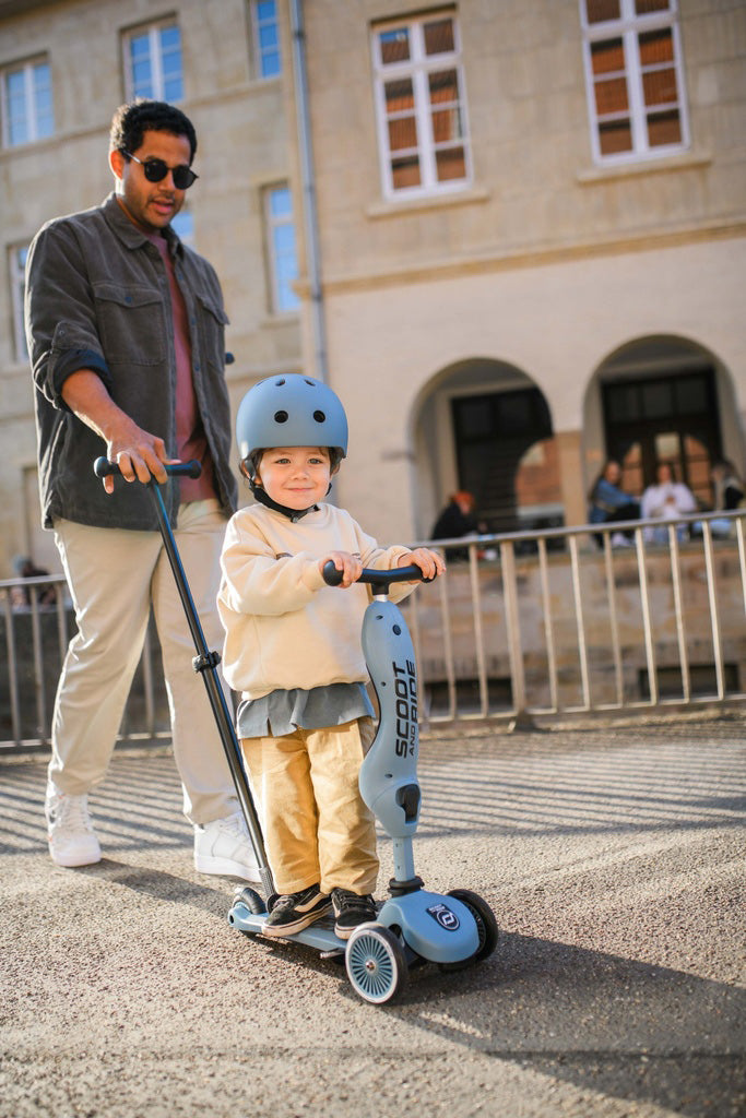 Scoot & Ride 2in1 Kickboard 'Highwaykick 1 Push & Go' steel