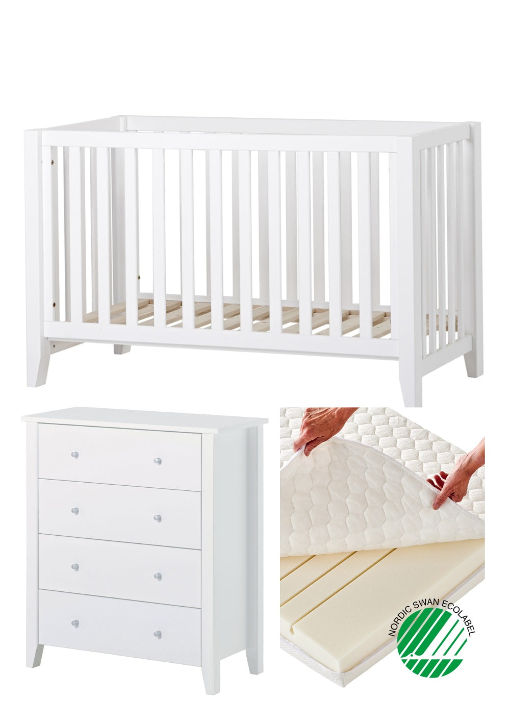 Hoppekids 3-teiliges Babyzimmer-Set 'ANTON & CHRISTIAN'