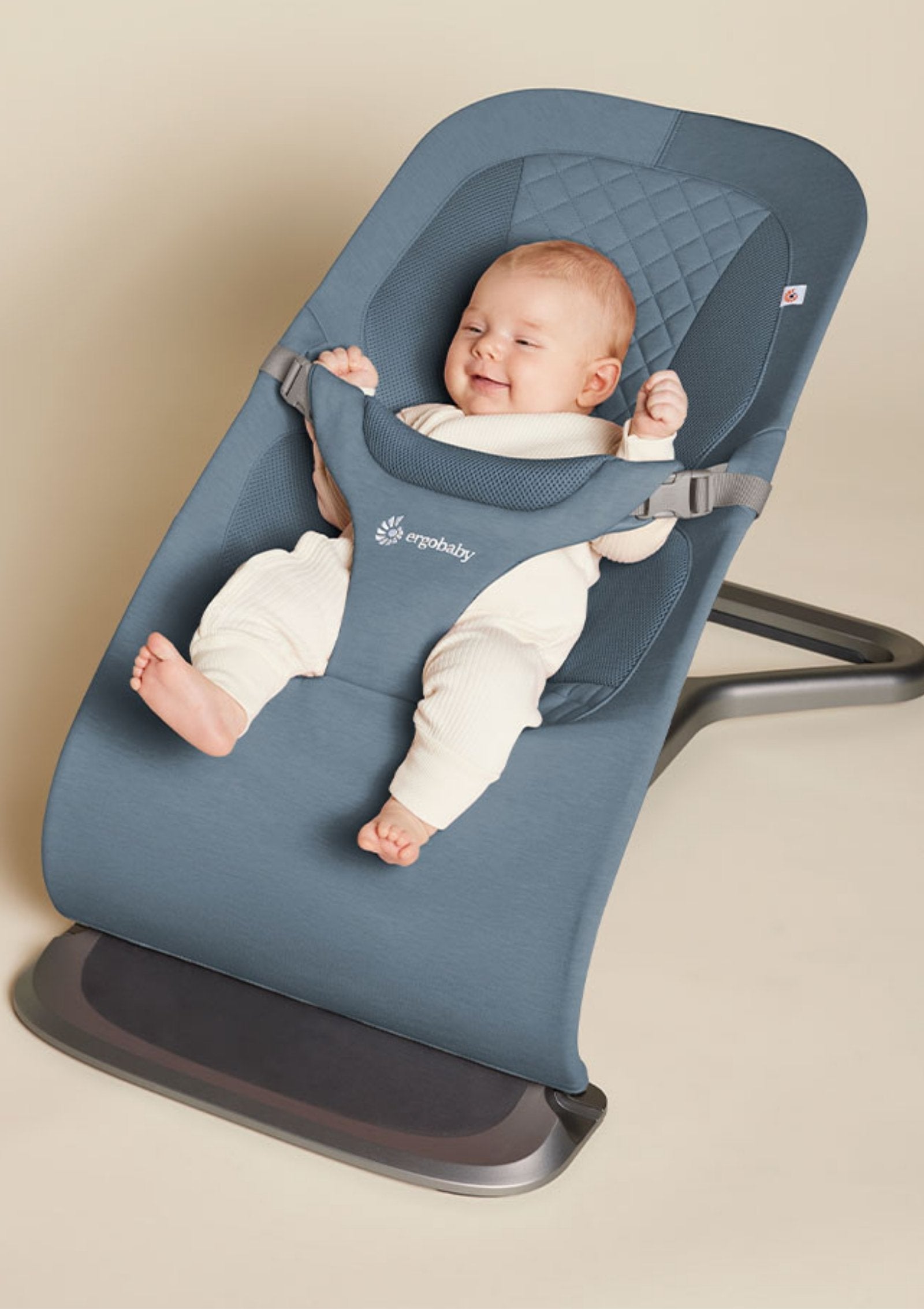 Ergobaby 3-in-1 Babywippe 'Evolve' Knit Oxford Blue