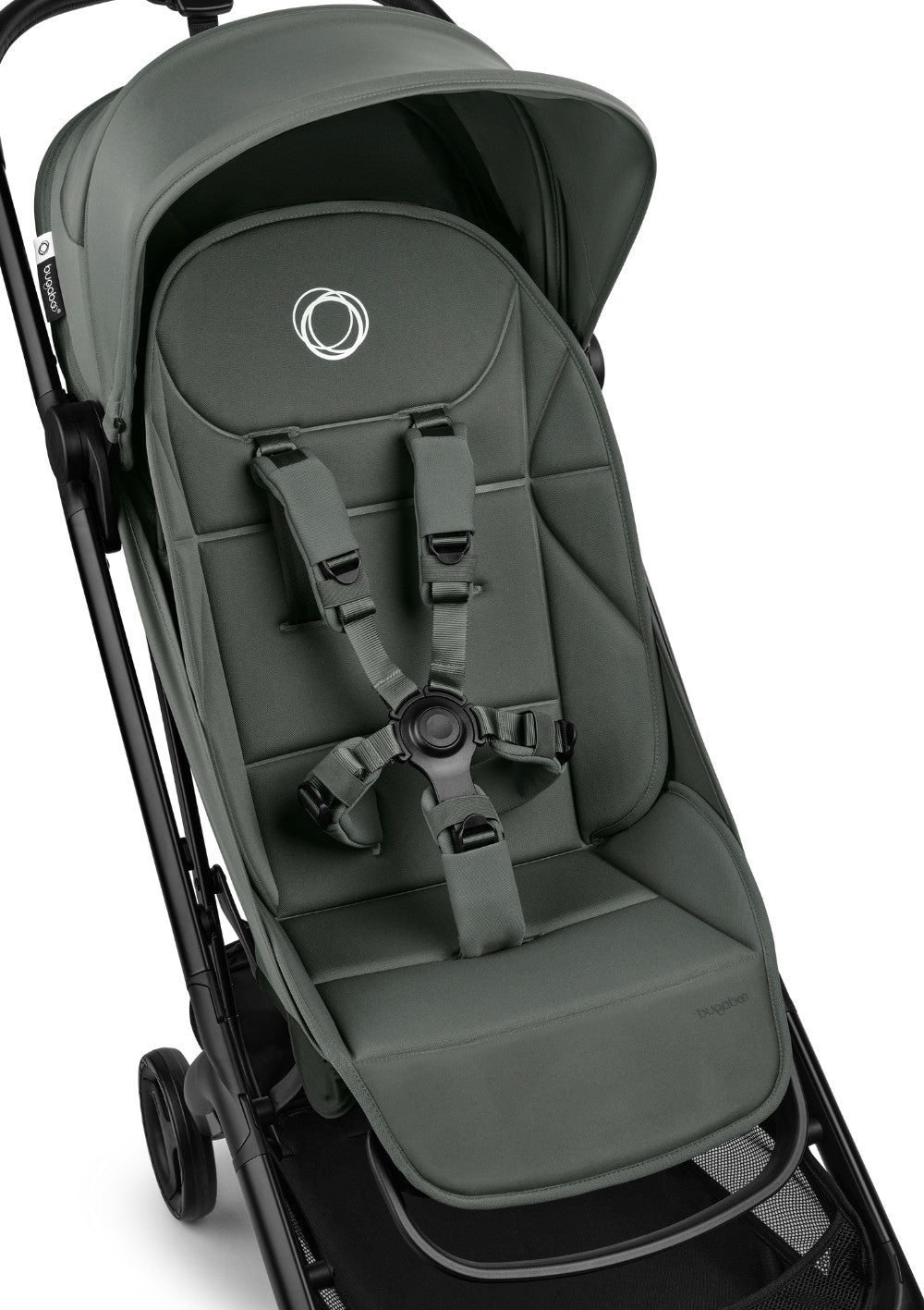 Bugaboo Buggy 'Butterfly 2' Waldgrün – Nahansicht Sitz