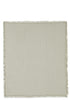 Musselin Decke 'Fringe' Olive Green 120 x 120 cm