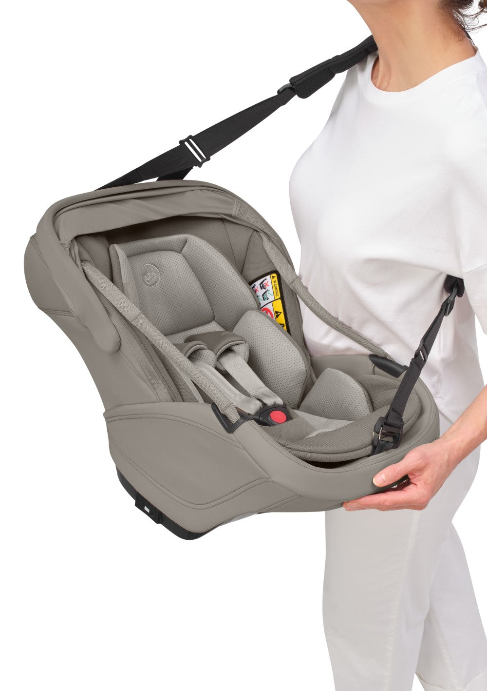 Maxi-Cosi Babyschale 'Coral Slide Pro' Sapphire Sand inkl. Tragegurt