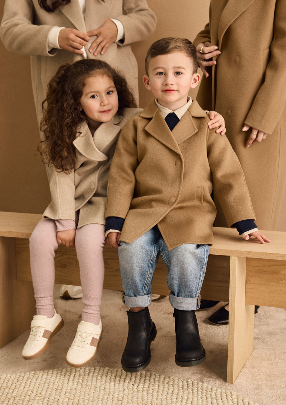 nuna Cashmere Kindermantel stone