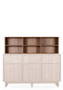 Regalaufsatz für Kommode XL 'Kyo' Walnut
