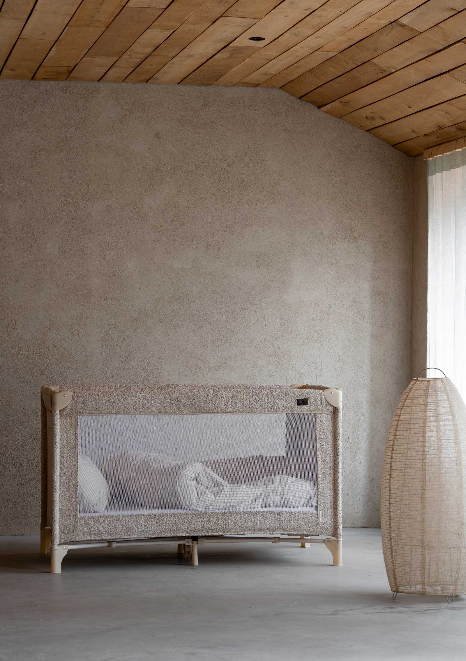 Quax Reisebett Bouclé Sheep 120x 60 cm