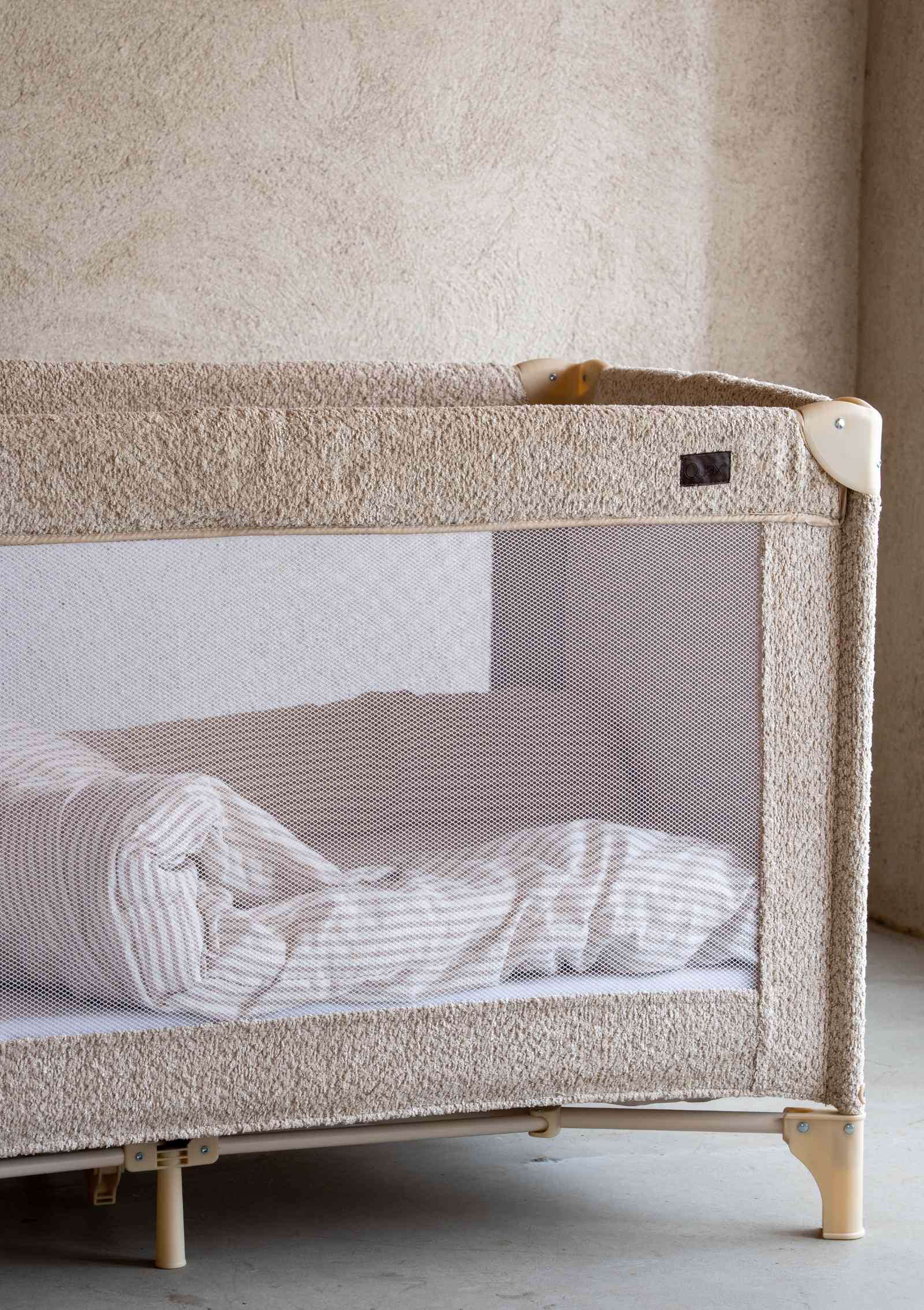 Quax Reisebett Bouclé Sheep 120x 60 cm
