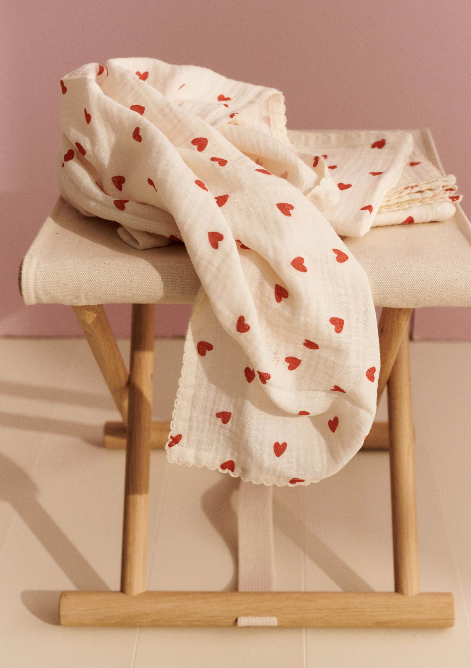 Dear April 3er Pack Musselin Mulltücher 'Mio' Little Love
