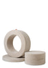 Spiel-Element 'Donut' Cord Creme Beige