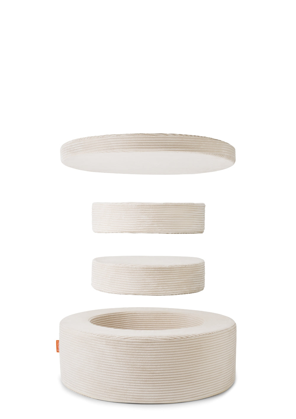 Funzy Donut Cord Creme Beige