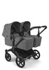 Zwillingswagen-Set 'Donkey 6 Twin' Moon Grey