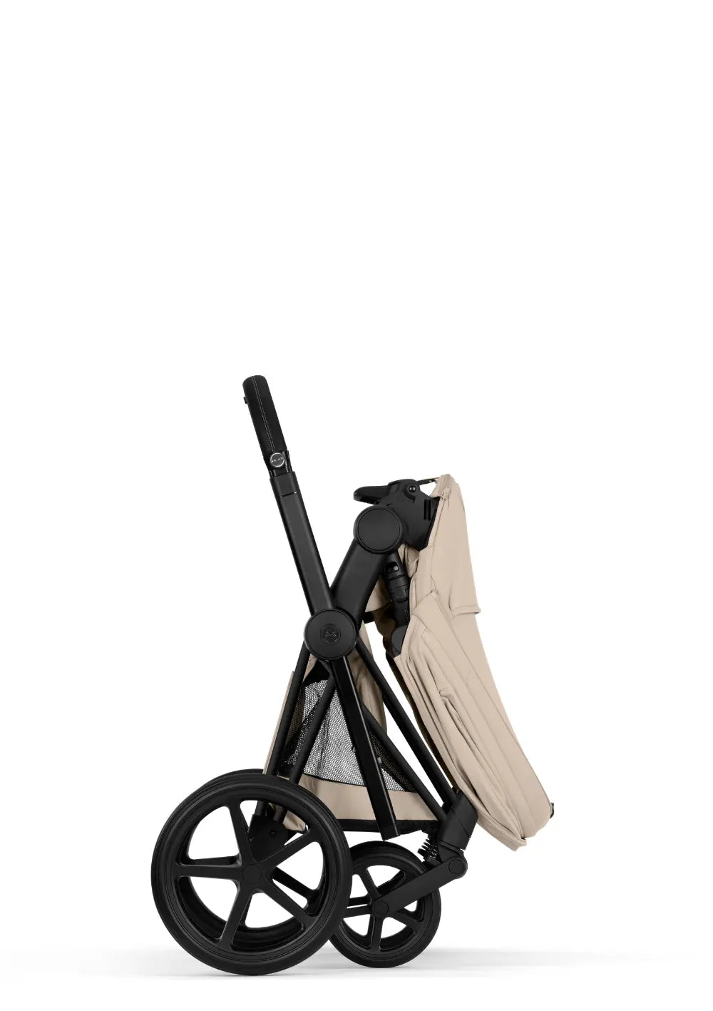 Cybex Kinderwagen-Set 'Priam Comfort' Cozy Beige (Matt Black Frame)