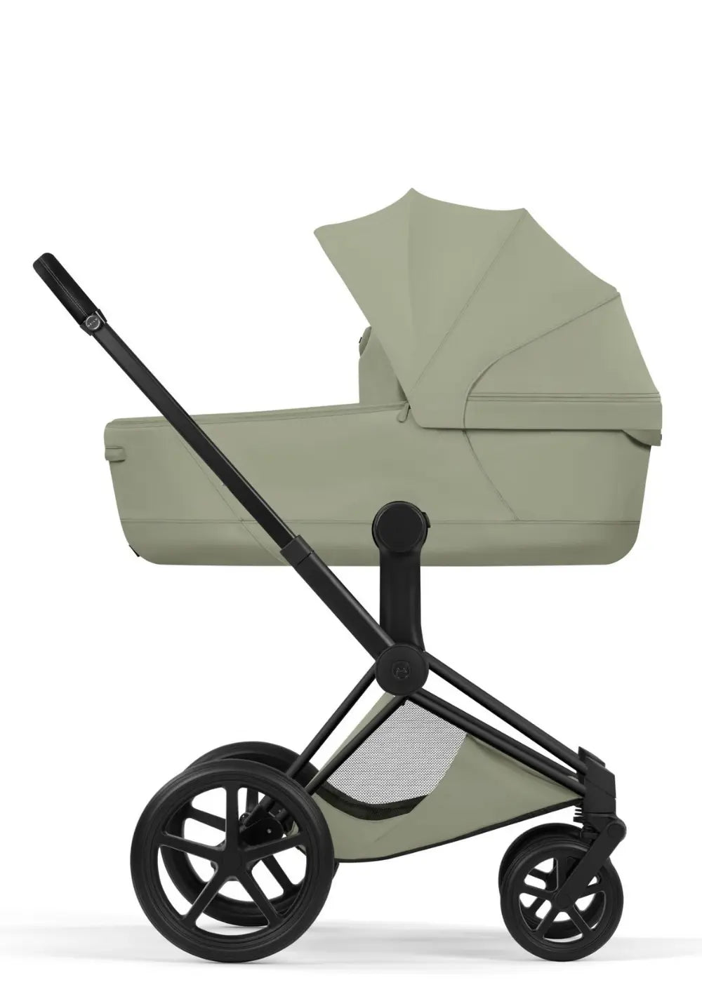 Cybex Kinderwagen-Set 'Priam Style' Sage Green (Frame Matt Black)