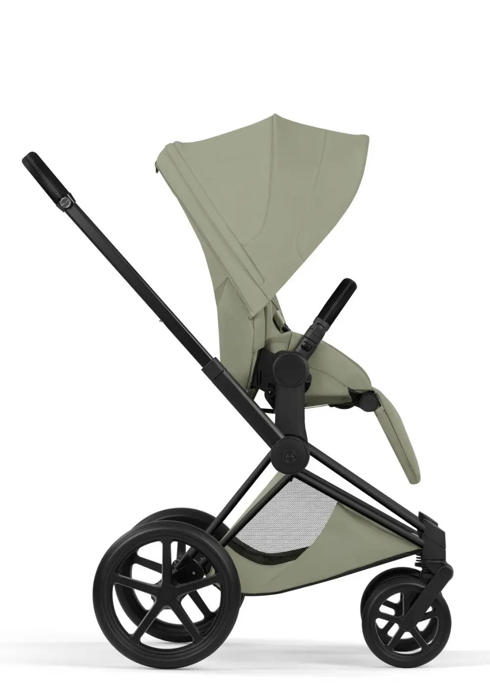 Cybex Kinderwagen-Set 'Priam Style' Sage Green (Frame Matt Black)