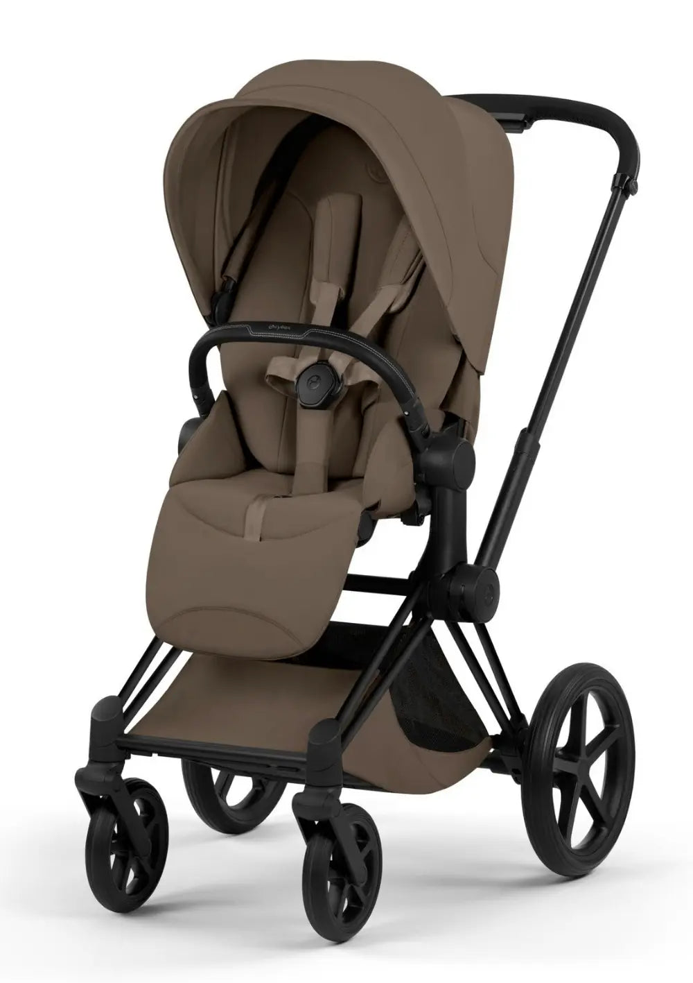 Cybex Kinderwagen-Set 'Priam Style' Coconut Brown (Matt Black)