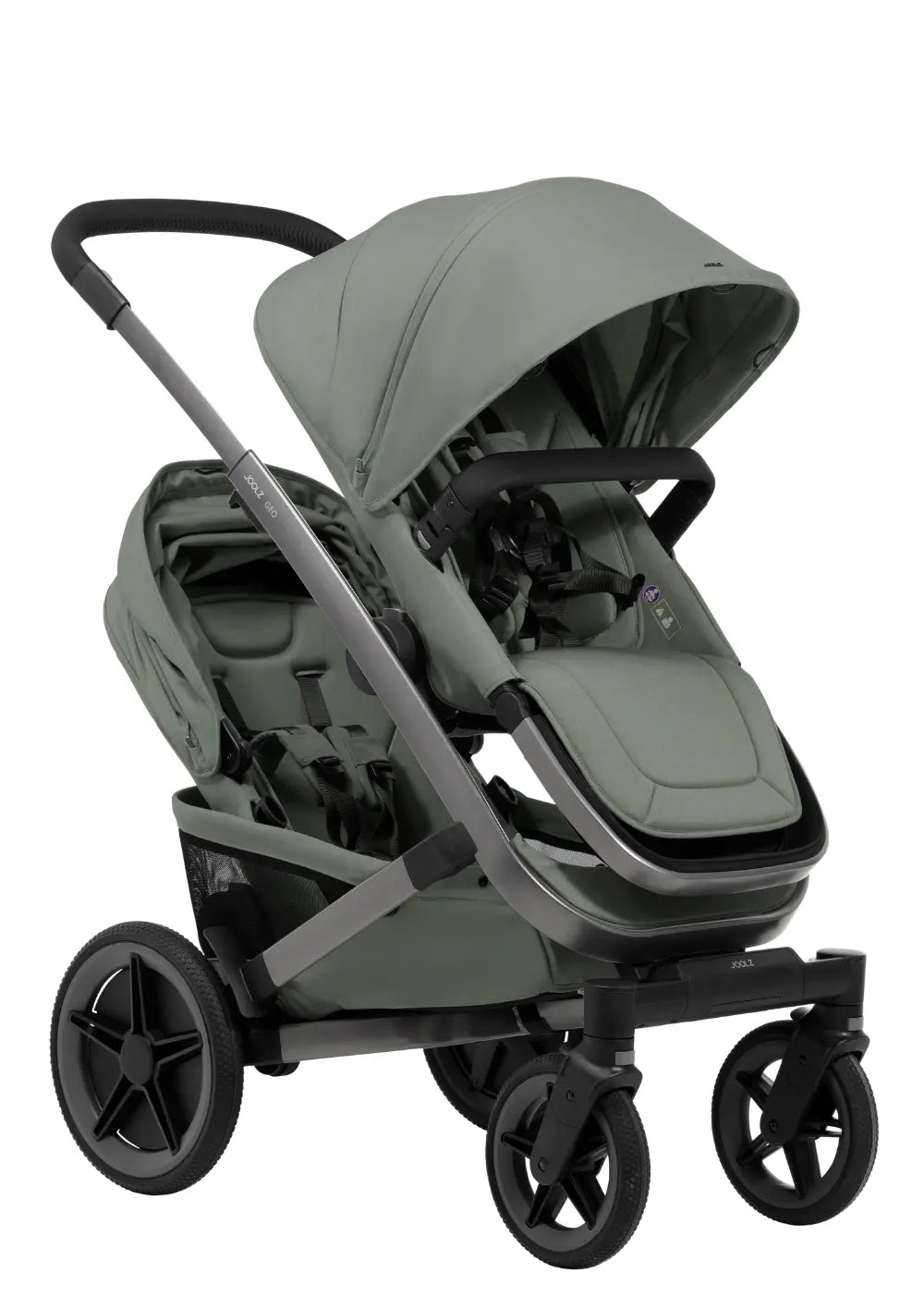 Joolz Zwillingskinderwagen-Set 'Geo5 Twin' Sage Green