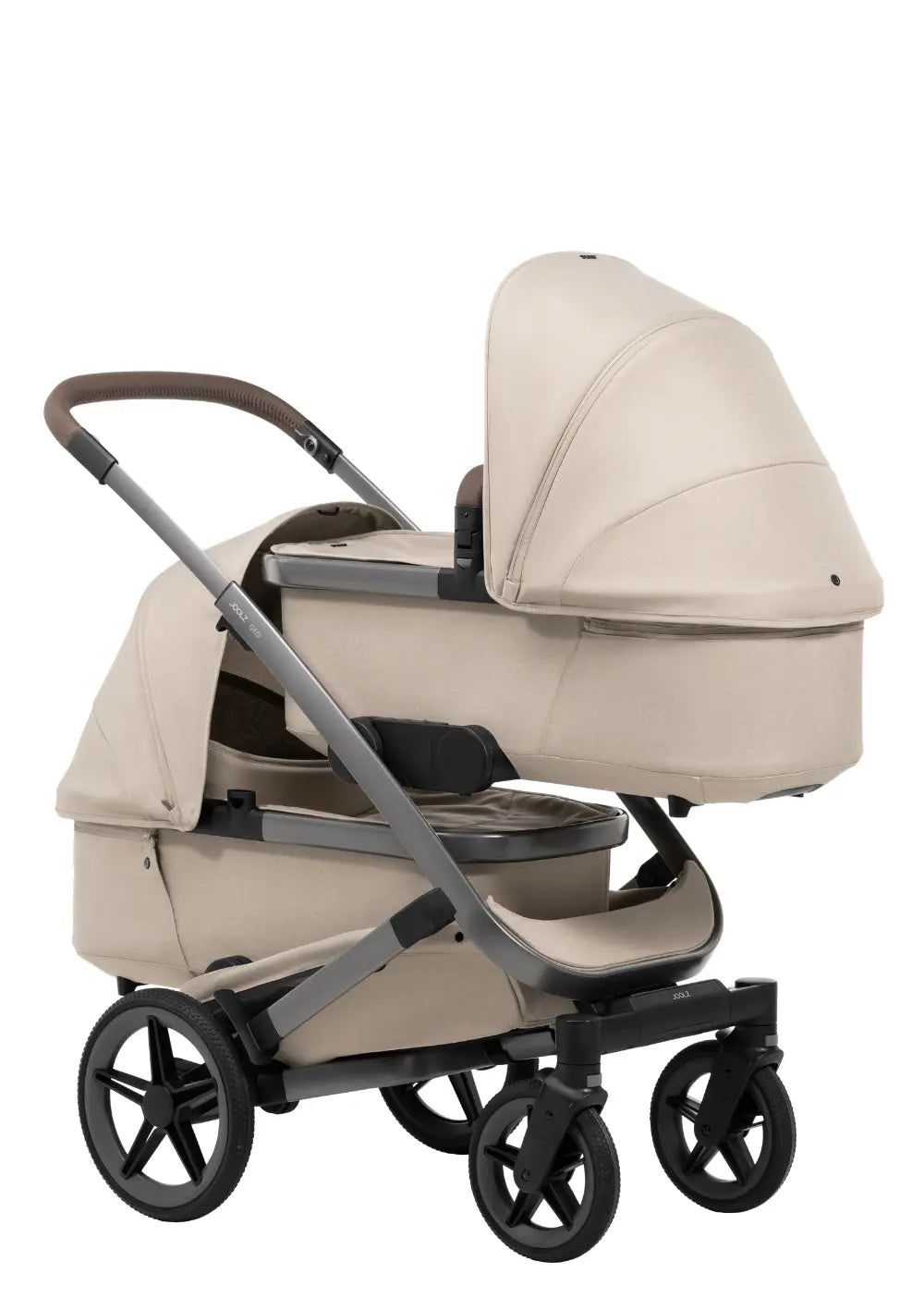Joolz Zwillingskinderwagen-Set 'Geo5 Twin' Sandy Taupe
