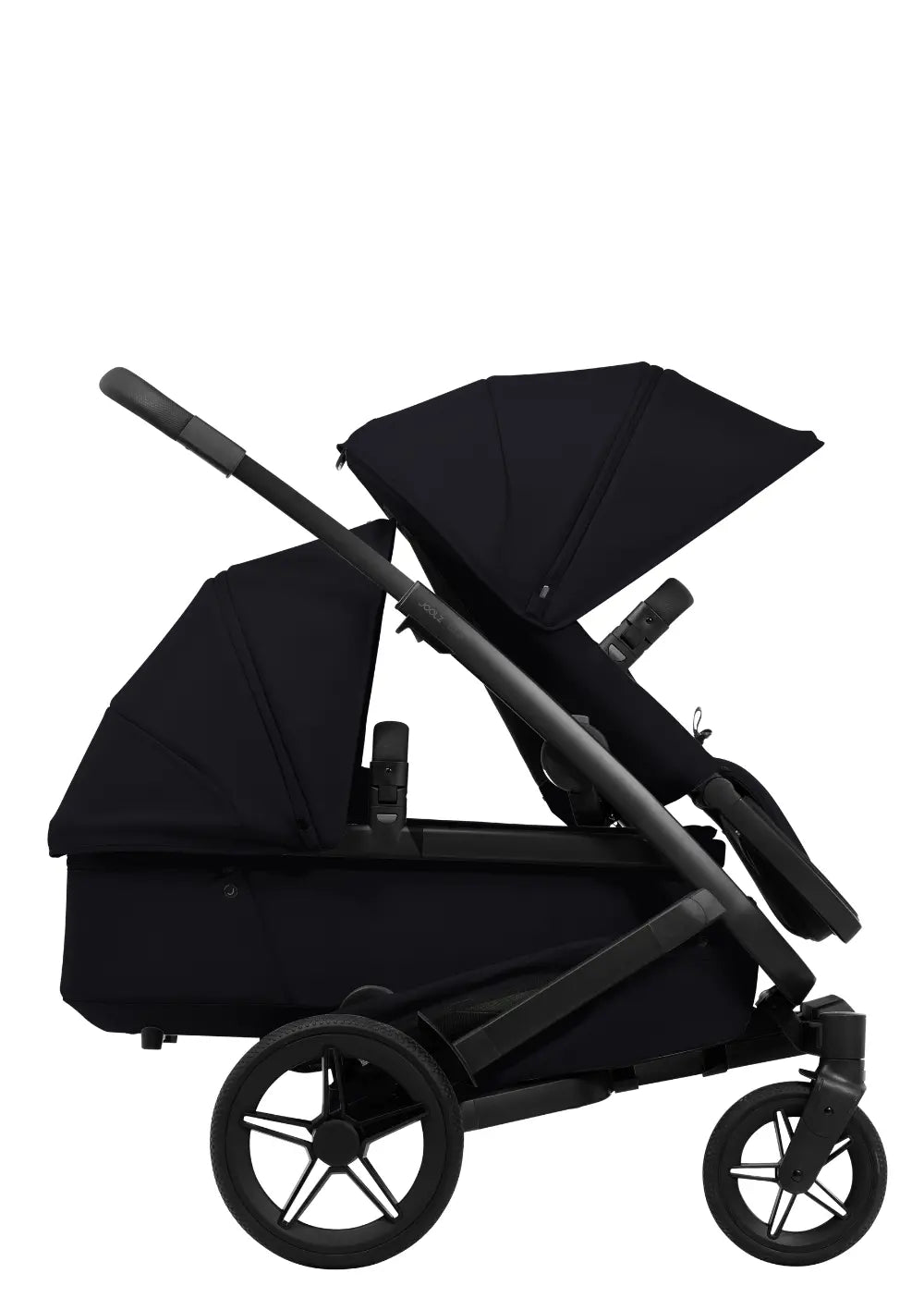 Joolz Geschwisterkinderwagen-Set 'Geo5 Double' Space Black
