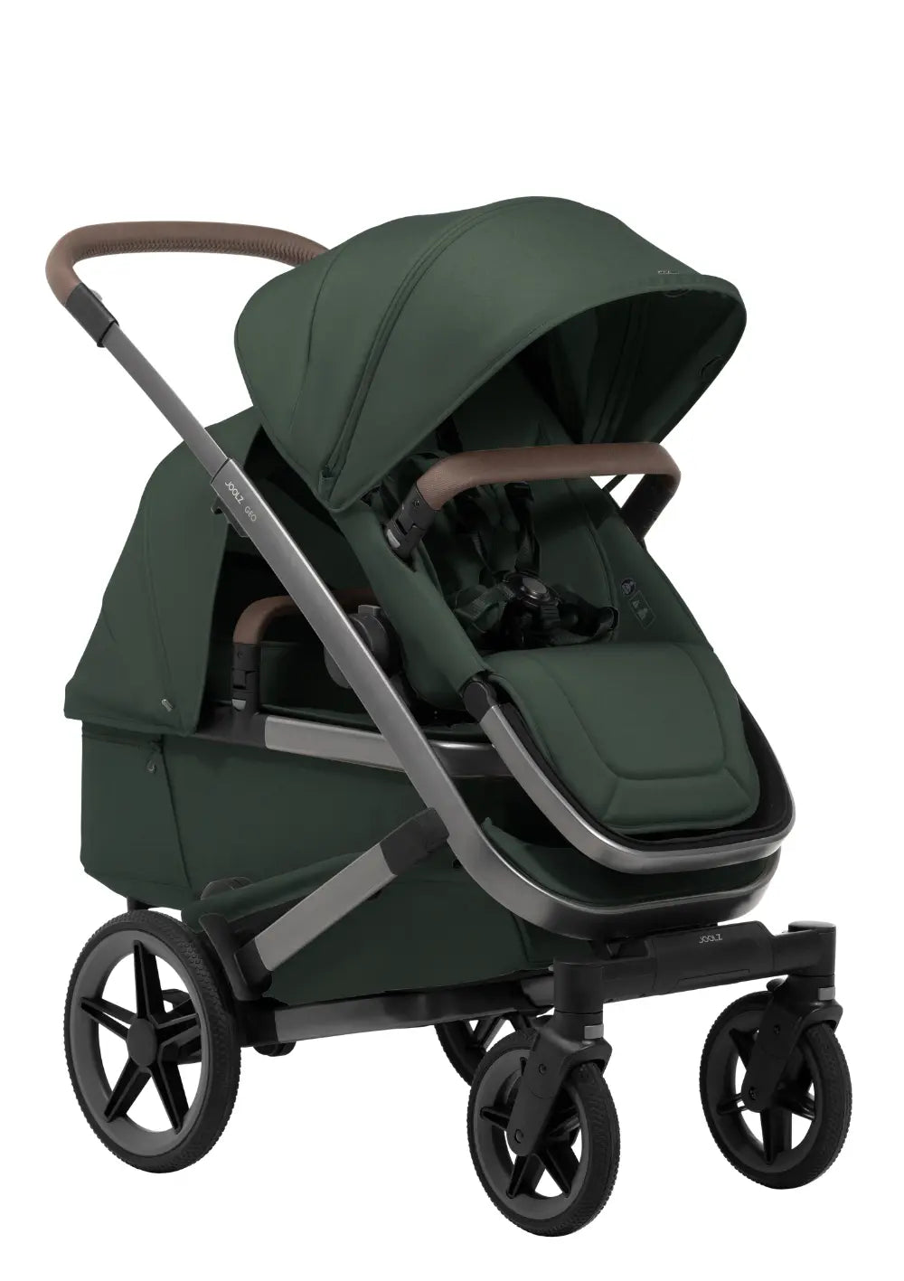Joolz Geschwisterkinderwagen-Set 'Geo5 Double' Forest Green