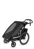 Multisport-Fahrradanhänger 'Chariot Sport 2 Single' Black