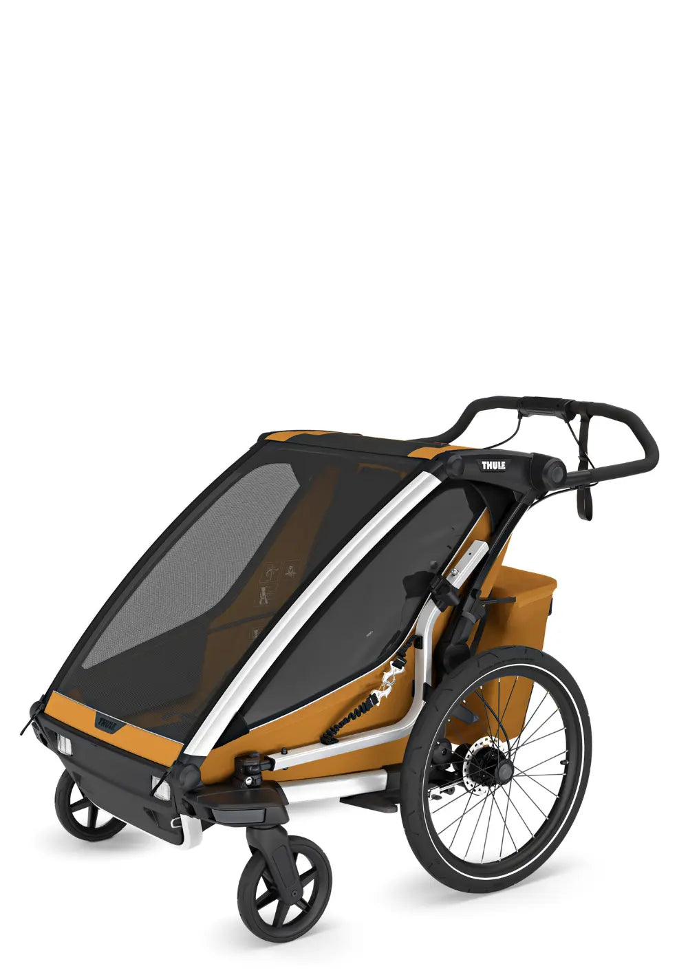 Thule Multisport-Fahrradanhänger 'Chariot Sport 2 Double' Natural Gold