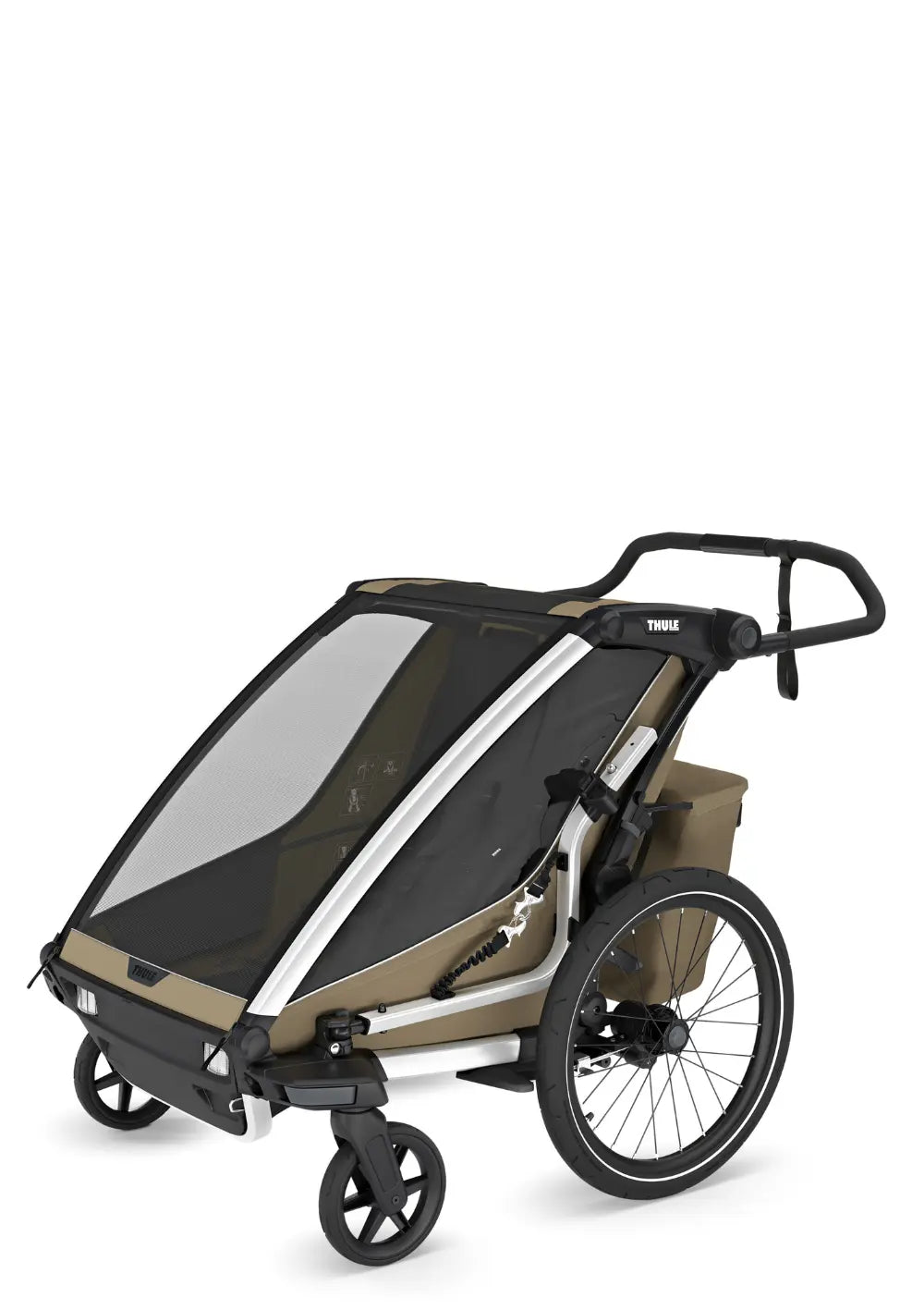 Thule Multisport-Fahrradanhänger 'Chariot Cross 2 Double' Faded Khaki
