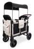 W2 Luxe Pro Kinderwagen 2-Sitzer Sandy Beige