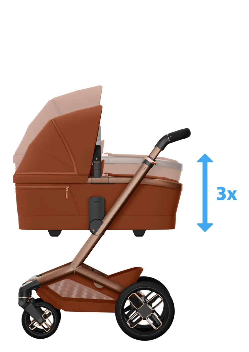 Maxi-Cosi Kinderwagen-Set 'Fame' Copper Terra