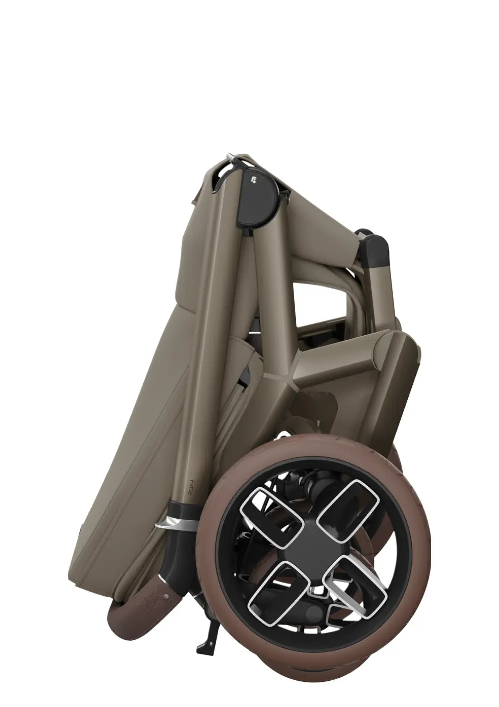 Maxi-Cosi Kinderwagen-Set 'Fame' Oak Truffle zusammengeklappt