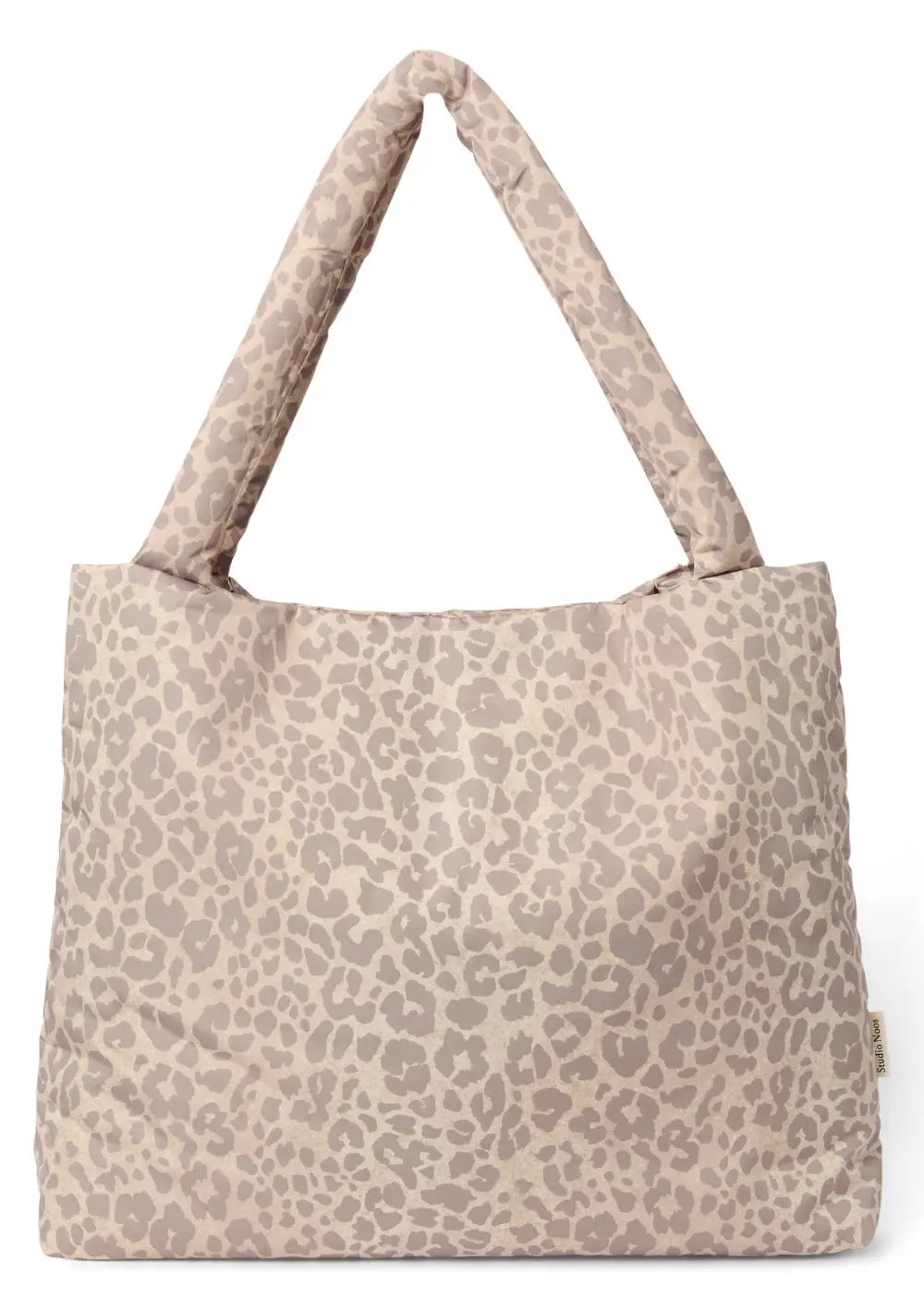 Studio Noos Tasche 'Puffy Mom-Bag' Beige Leopard