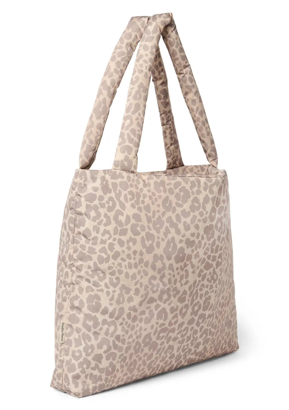 Studio Noos Tasche 'Puffy Mom-Bag' Beige Leopard
