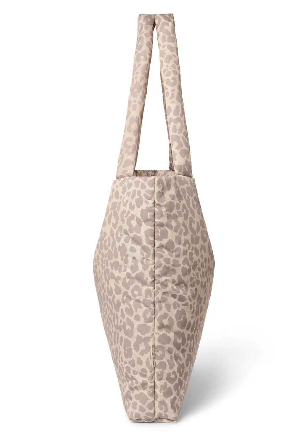 Studio Noos Tasche 'Puffy Mom-Bag' Beige Leopard