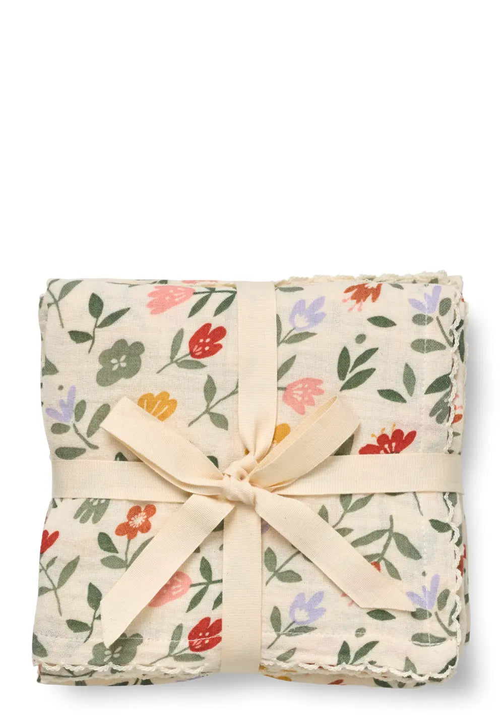 Dear April 3er Pack Mulltücher 'Mio' Flower Market 65 x 65 cm