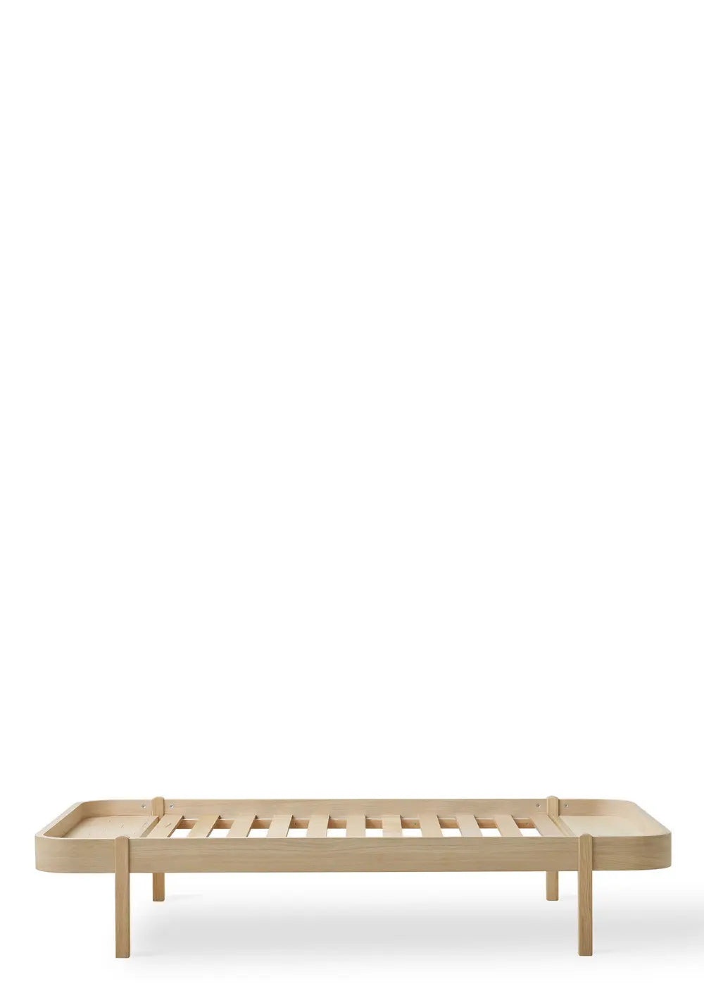 Lounger Bett 'Wood' Eiche 200 x 120 cm