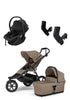Newborn Travel Bundle 'Urban Glide 3' Tinted Taupe / Black