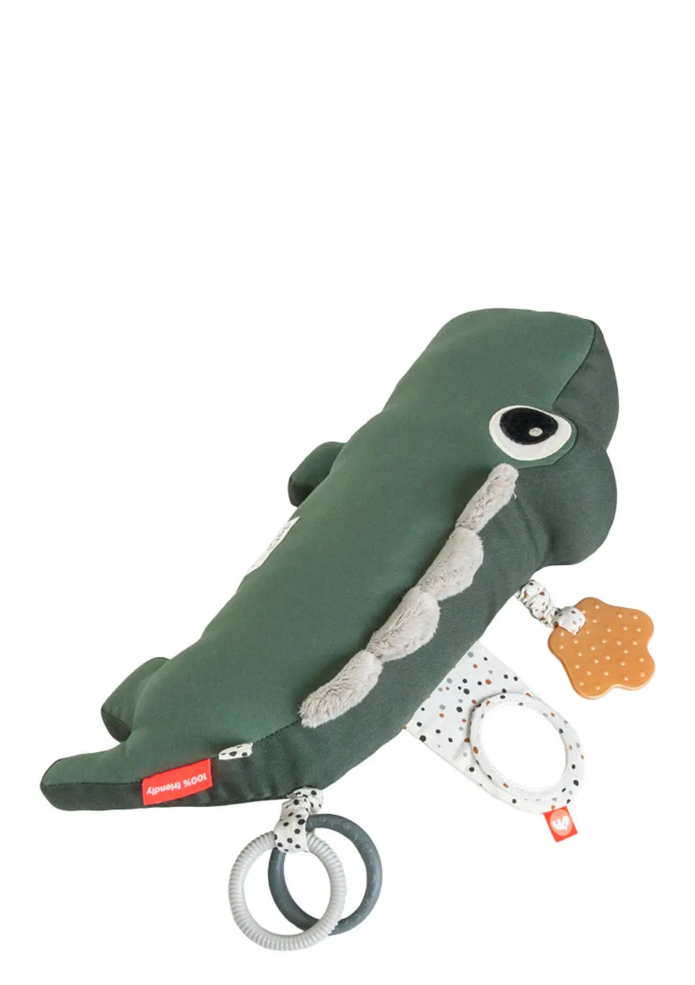 Done by Deer Spielkissen 'Croco' grün