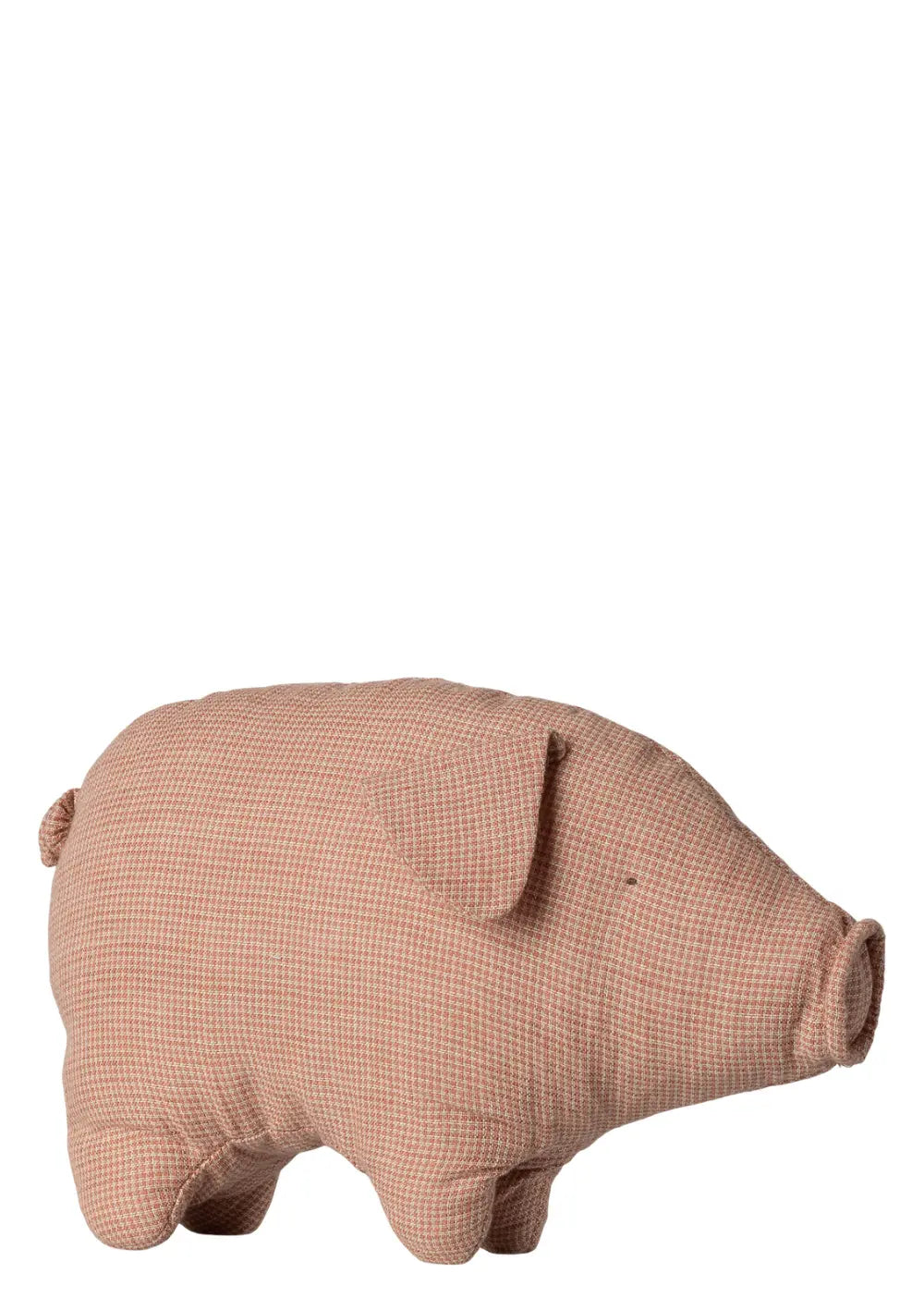 Maileg Stofftier 'Polly Pork' rosa-kariert klein