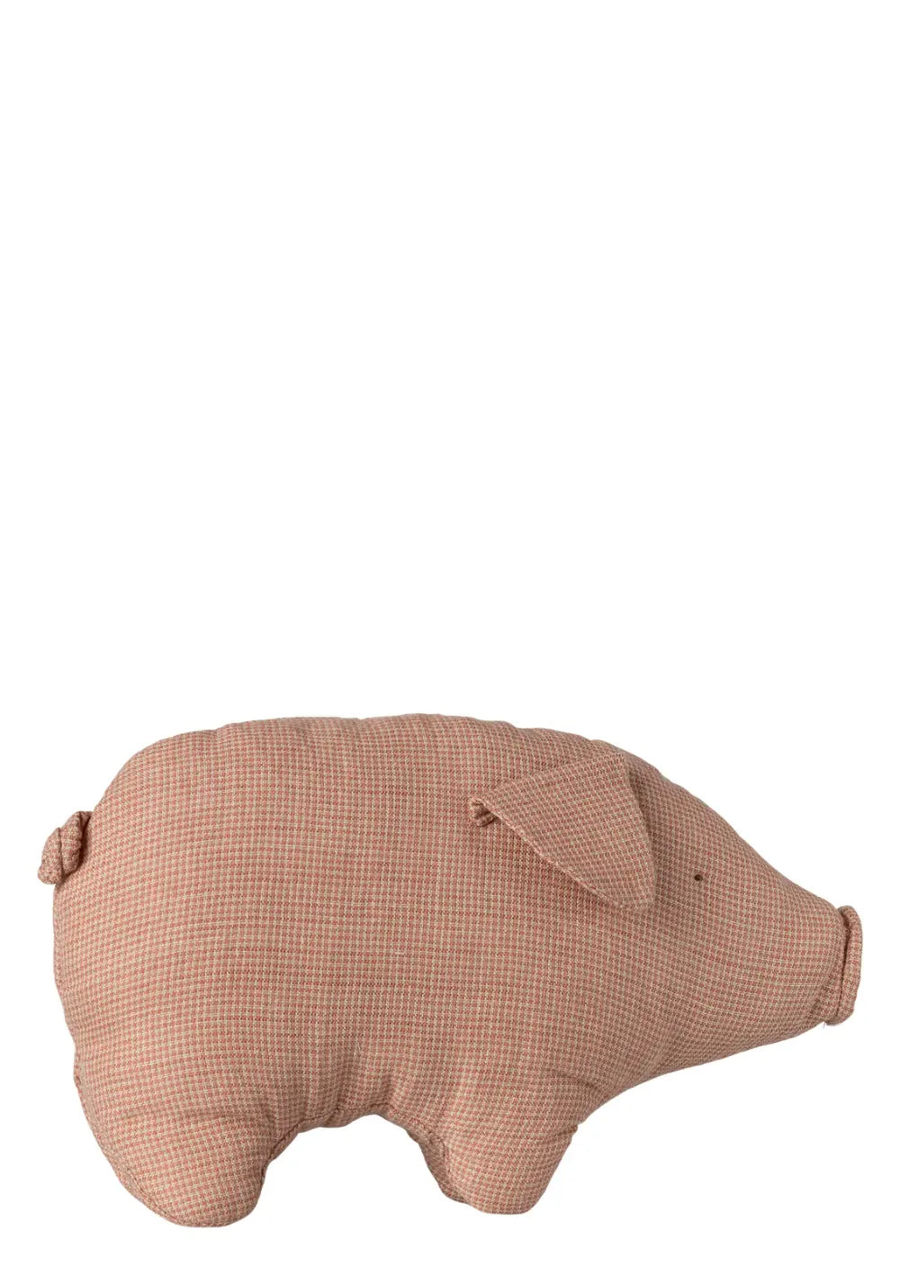 Maileg Stofftier 'Polly Pork' rosa-kariert klein