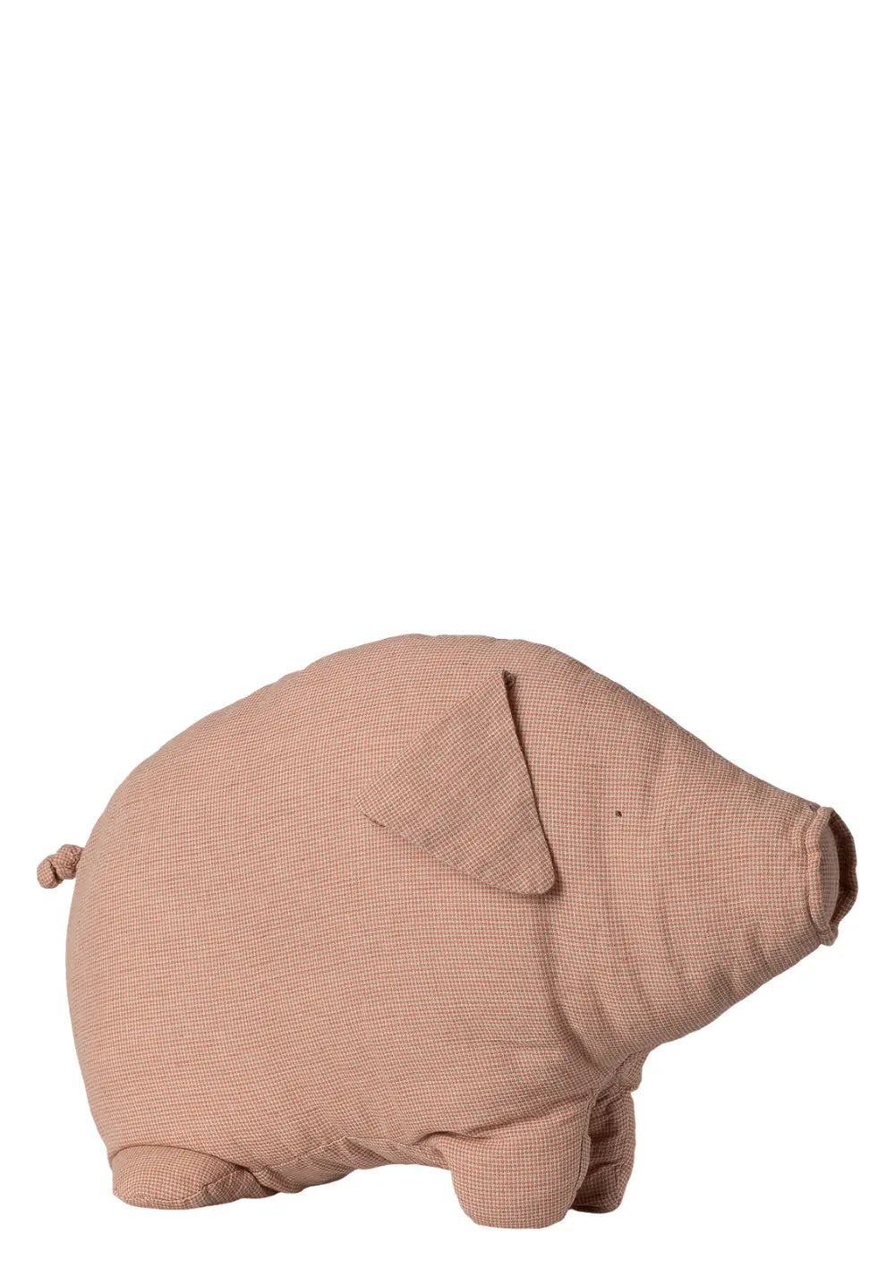 Maileg Stofftier 'Polly Pork' rosa-kariert groß