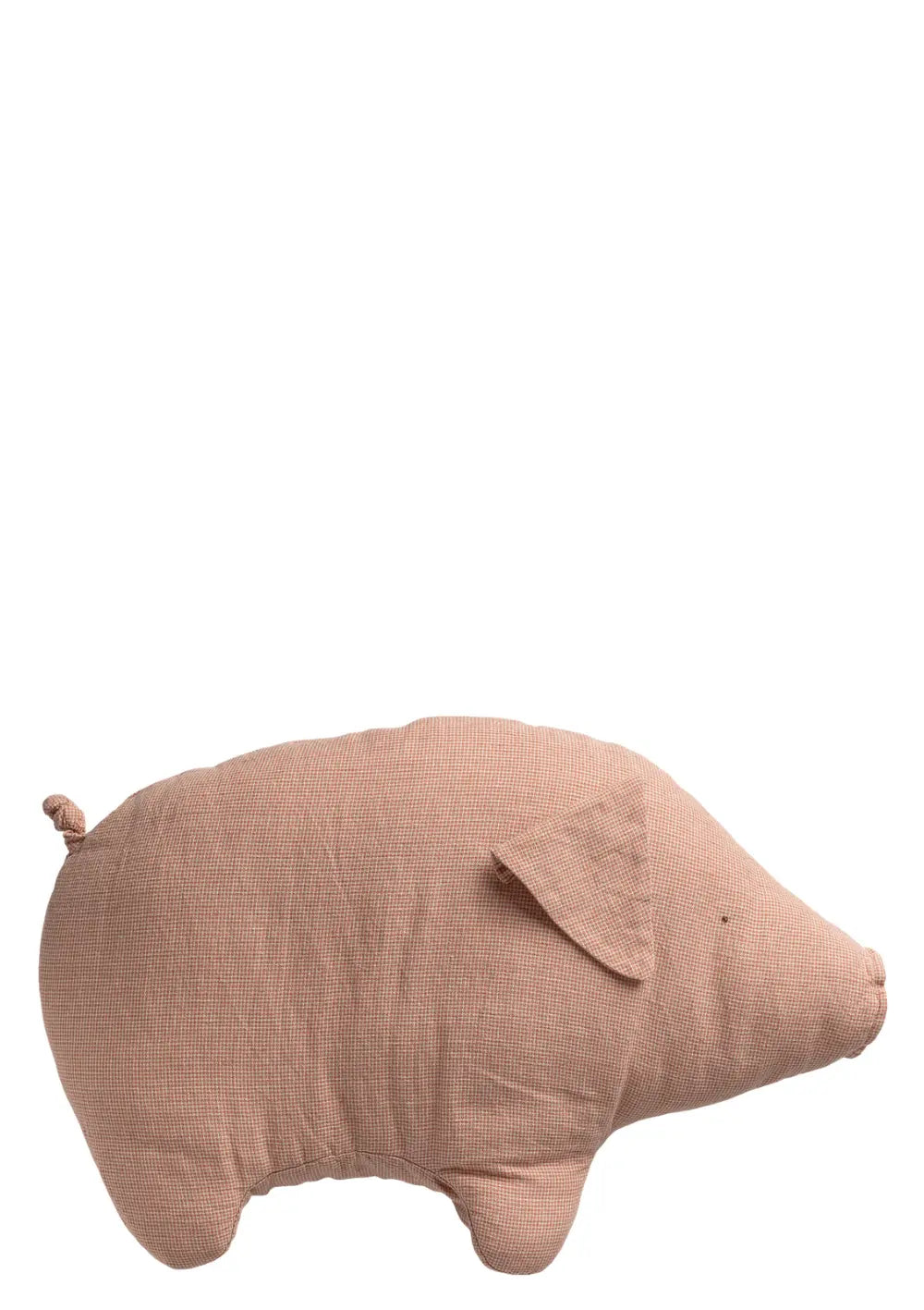 Maileg Stofftier 'Polly Pork' rosa-kariert groß
