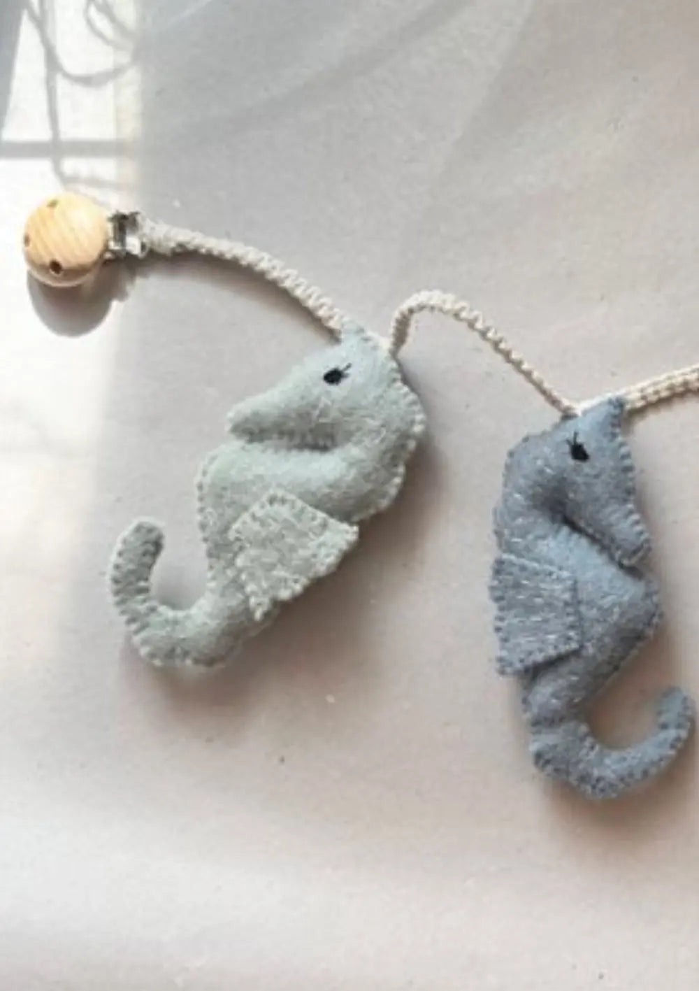 Gamcha Kinderwagenkette 'Seahorses'