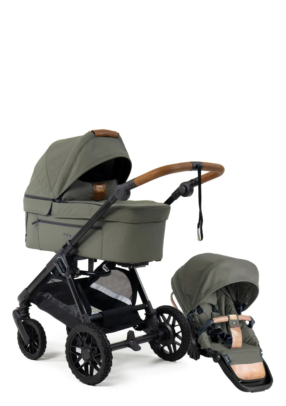 Emmaljunga Kinderwagen 'SENTO ERGO+' Outdoor Green